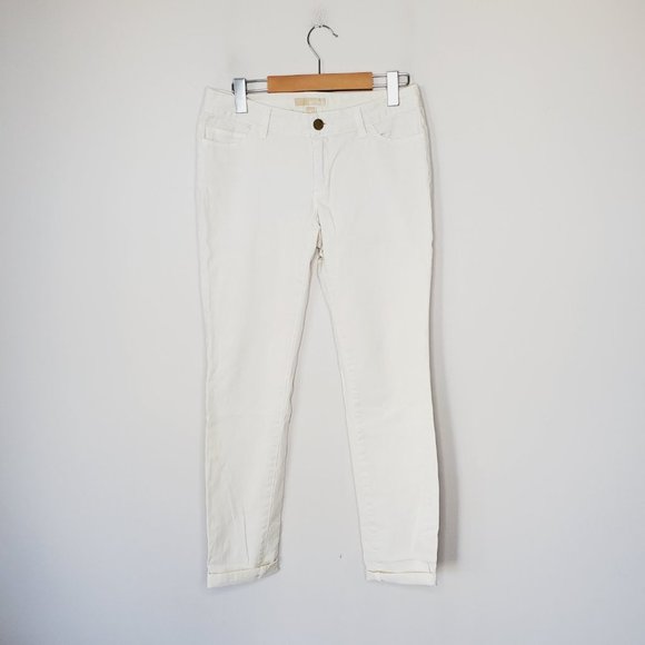 MICHAEL KORS Cream Classic Mid Rise Skinny Jeans - Picture 3 of 12